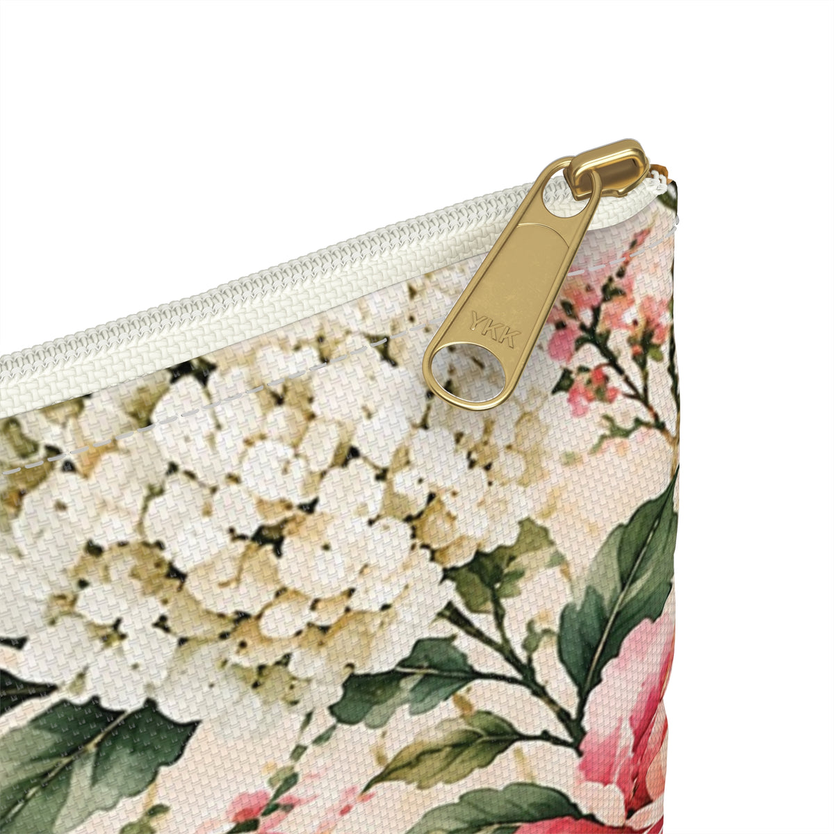 Floral Accessory Pouch – Vintage Watercolor Flower Makeup Bag