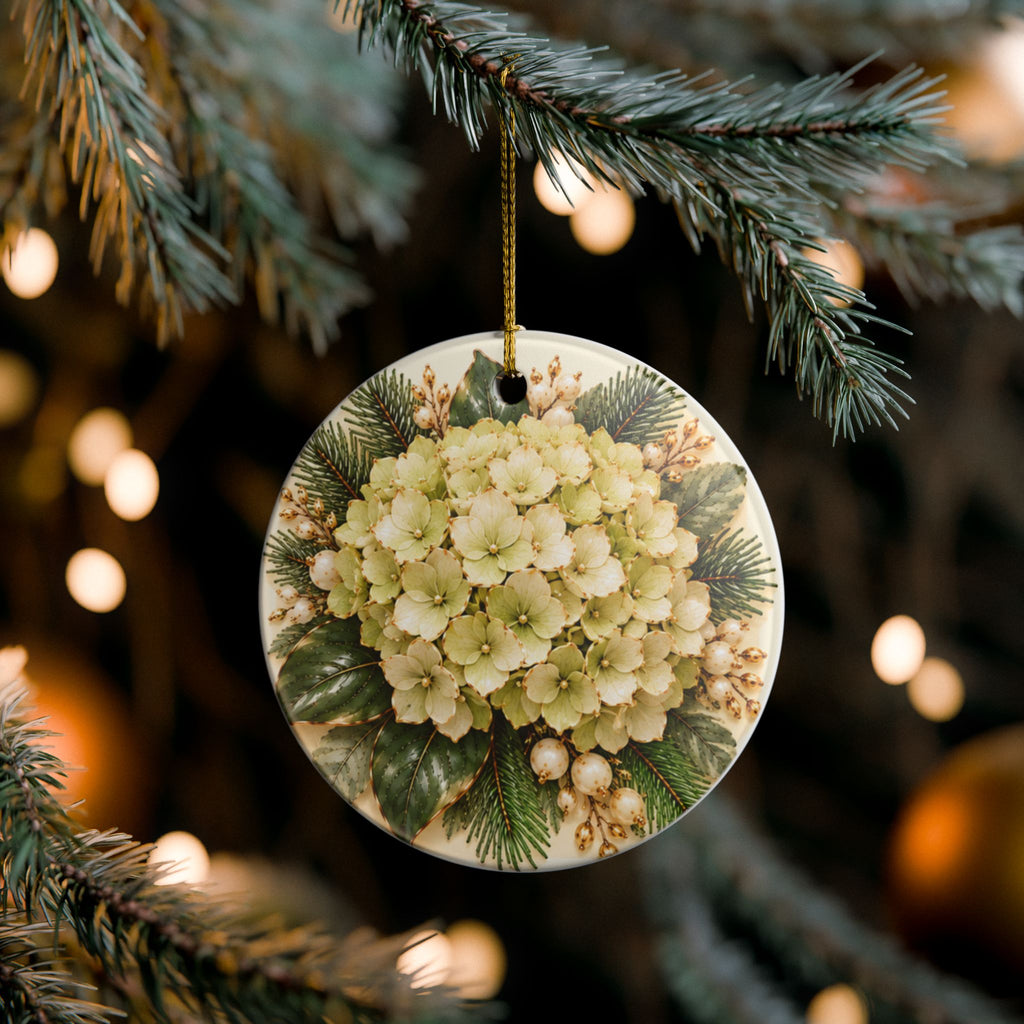 Sweet Tea, Soil & Sanity Floral Ceramic Ornament